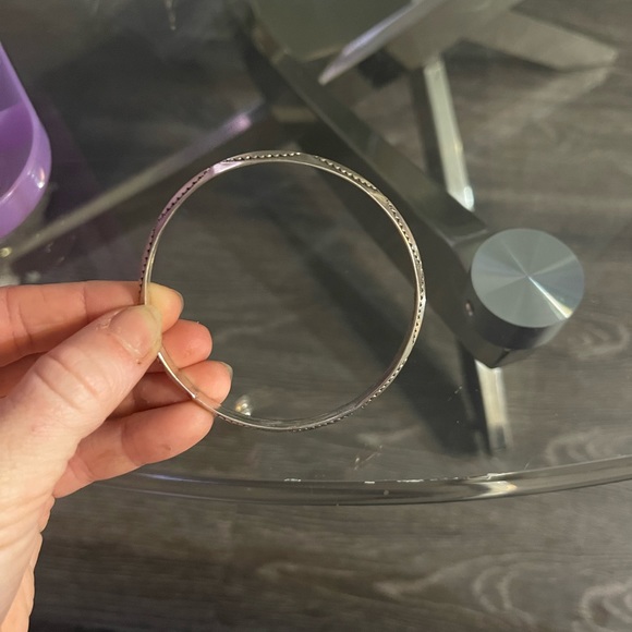 Vintage Sterling silver Aztec bracelet bangle - Picture 2 of 5